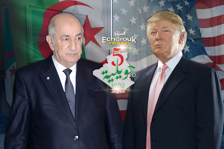 US President Trump: "Our Partnership With Algeria Continues On Several  Fronts" – الشروق أونلاين