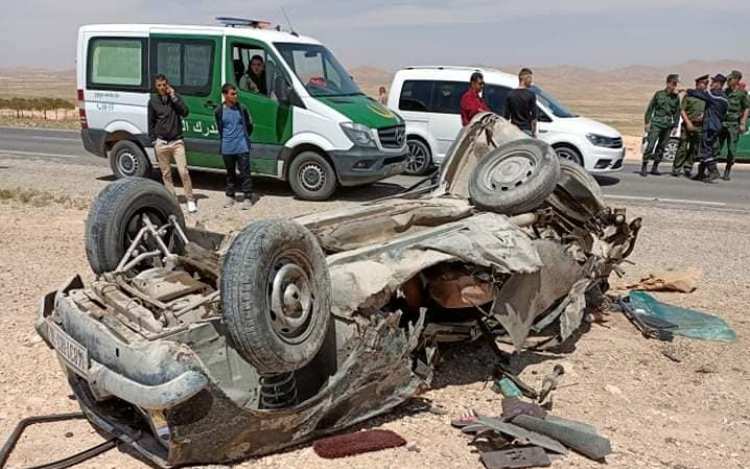 حادث مرور بتوقرت يحصد 4 أرواح