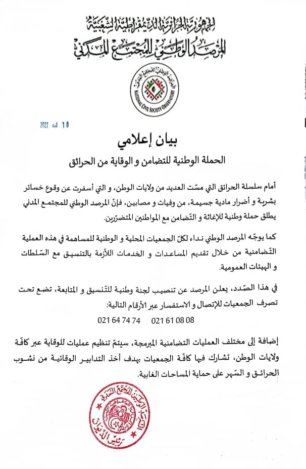 المرصد الوطني للمجتمع المدني