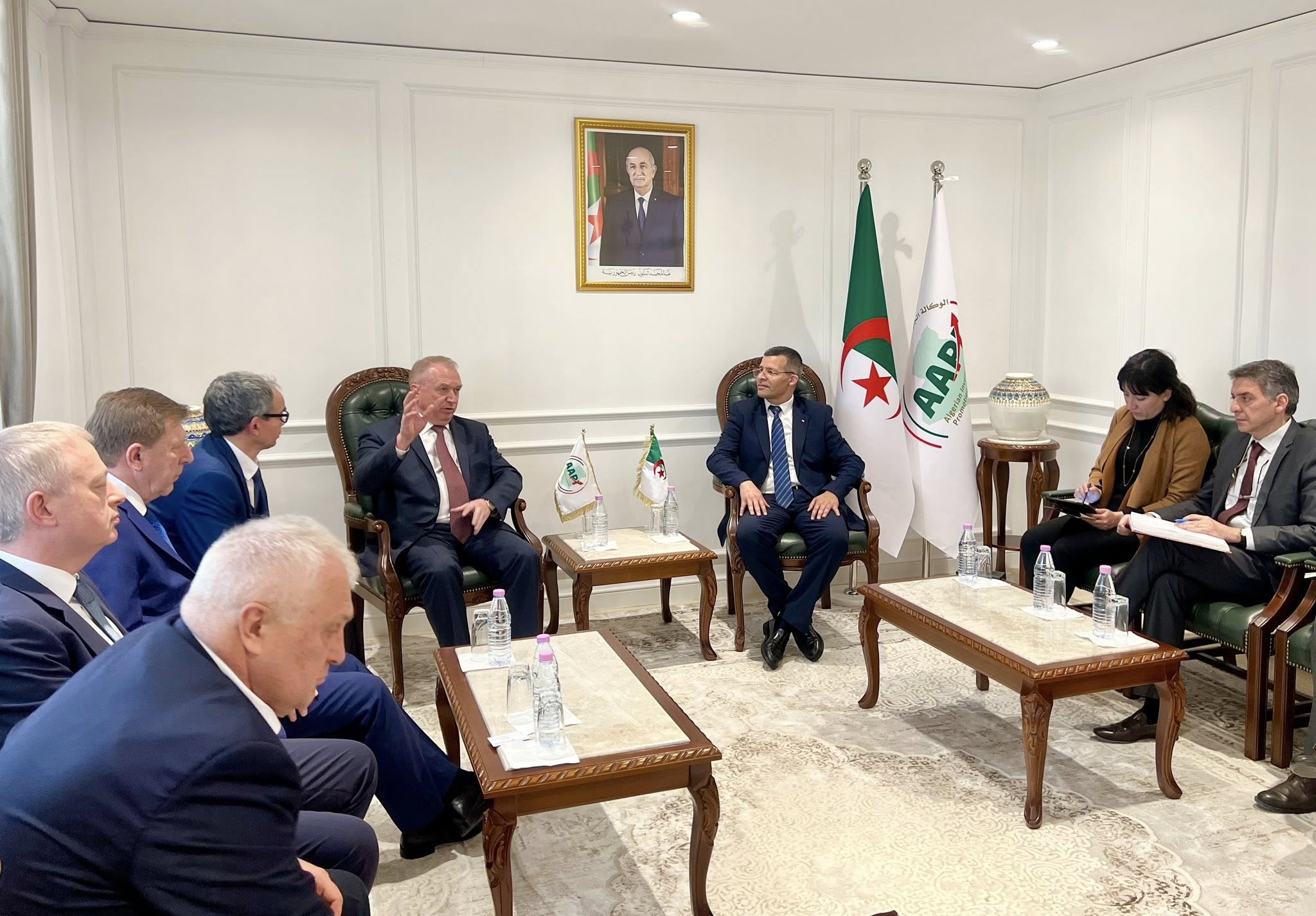 وفد روسي لبحث فرص تكثيف الاستثمار في الجزائر