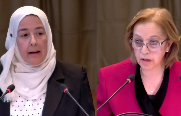 بالفيديو.. كلمة قوية للجزائريتين ساحلي وبوروبة أمام العدل الدولية