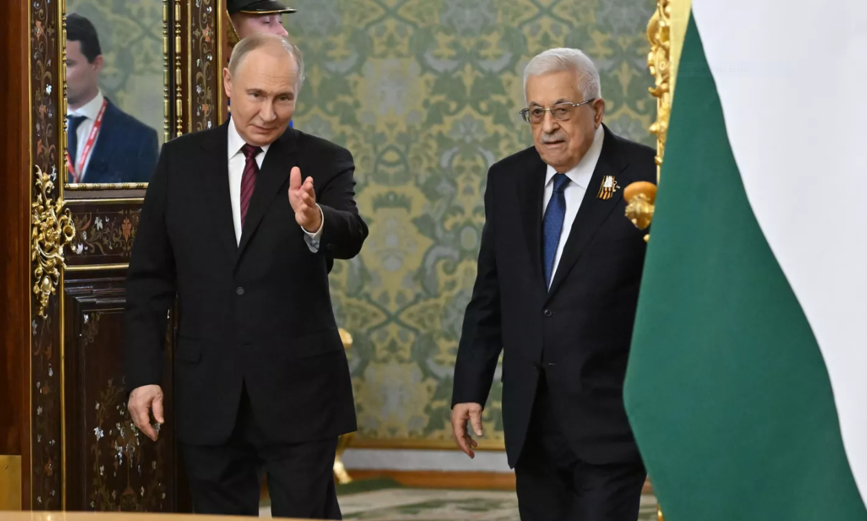 هذا ما أكده بوتين خلال لقائه مع الرئيس الفلسطيني عباس