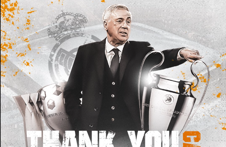 رسميا.. ريال مدريد يعلن رحيل أنشيلوتي