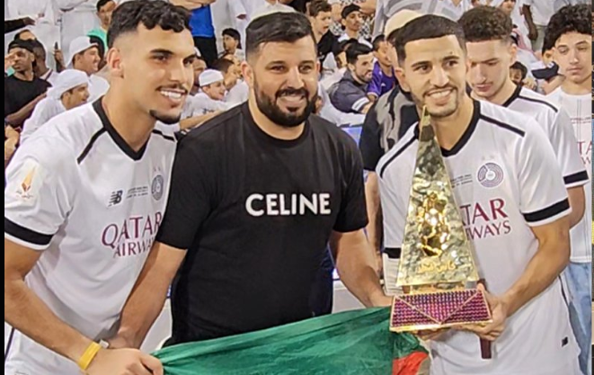 عطال يتوّج بكأس قطر ويحتفل بعلم فلسطين (فيديو)