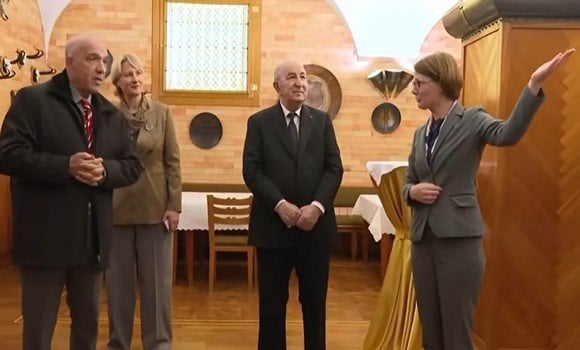 رئيس الجمهورية يزور القصر المتحف بمنطقة بردو بسلوفينيا (فيديو)