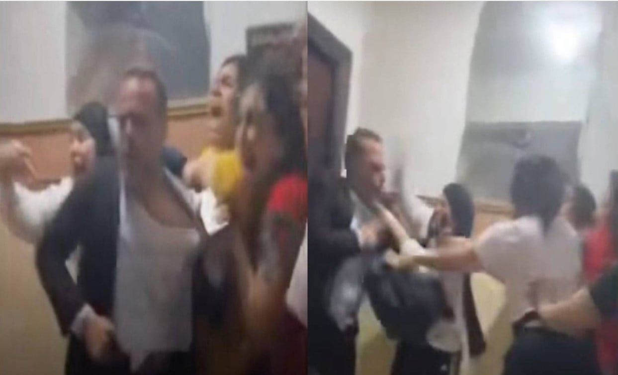 صور صادمة.. ما قصة اعتداء 7 نساء على أحد رجال القانون التي هزت الشبكات؟
