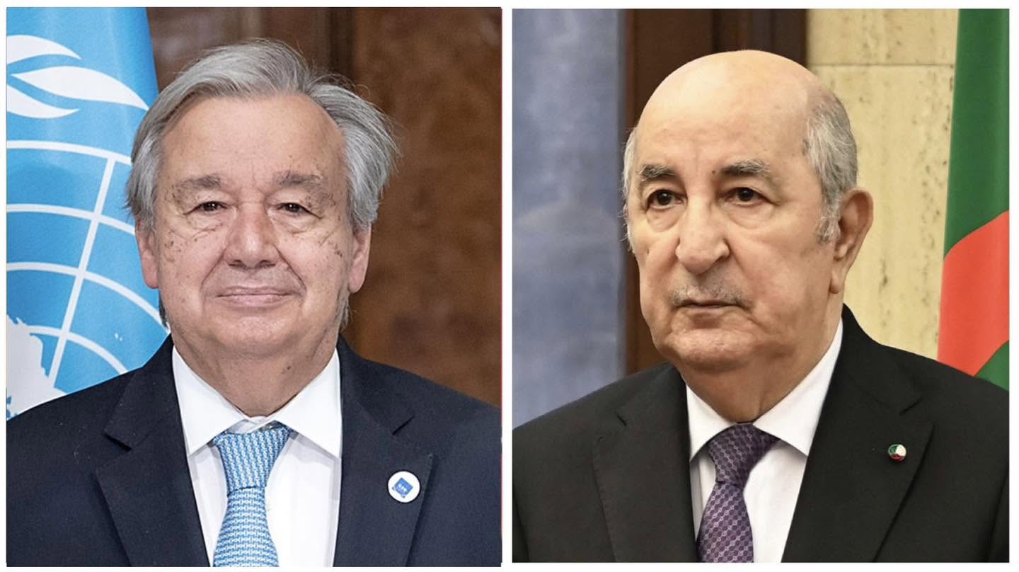 العرباوي يبحث مع غوتيريش انعكاسات الأزمات والنزاعات الراهنة على العمل متعدد الأطراف