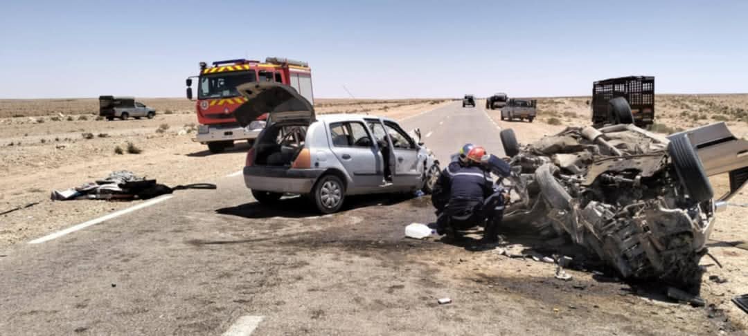 حادث مرور مأساوي بالجلفة يخلف 4 قتلى