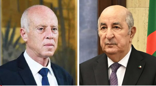 الرئيس تبون يتلقى تهنئة العيد من نظيره التونسي