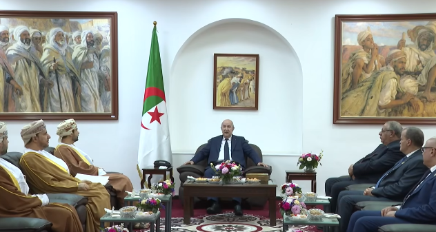 الرئيس تبون يستقبل وزير التجارة العُماني