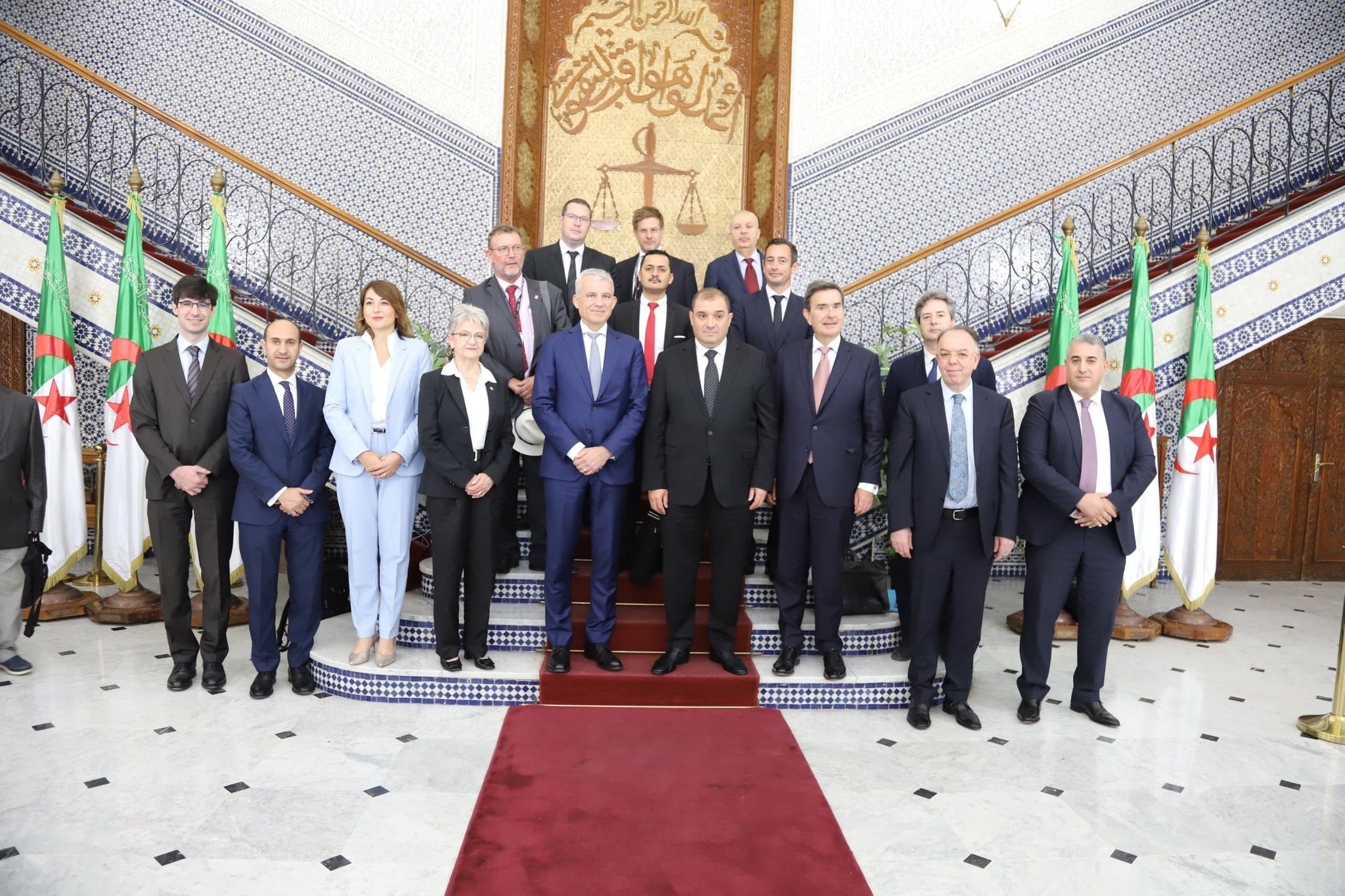 وزير العدل يستقبل نظيره السويسري لبحث سبل تعزيز التعاون القضائي
