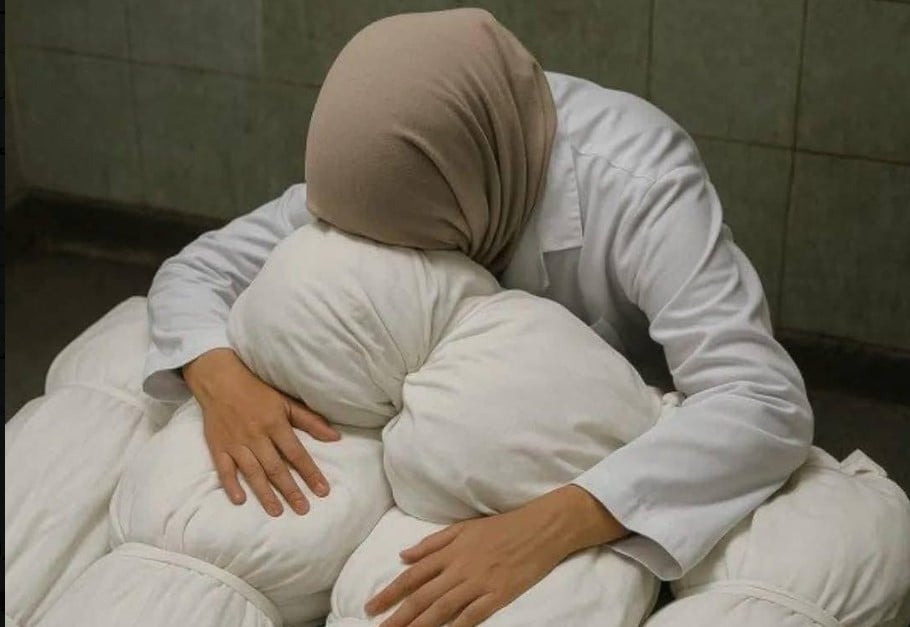 بعدما فُجعت بتفحم أجساد 9 من أبنائها.. الدكتورة آلاء النجار تفقد زوجها