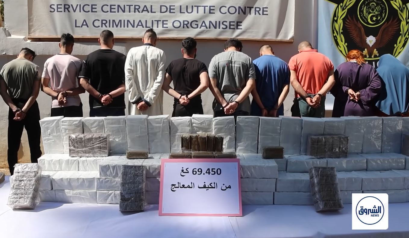 لـ SCLCO بالسحاولة تضبط قرابة 70 كلغ مــن الكيــف المعالج مصـدره المغرب