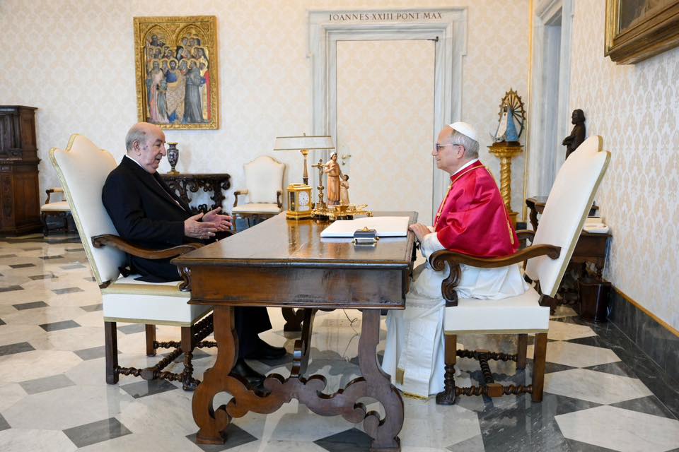 Le président de la République rencontre au Vatican le pape Léon XIV
