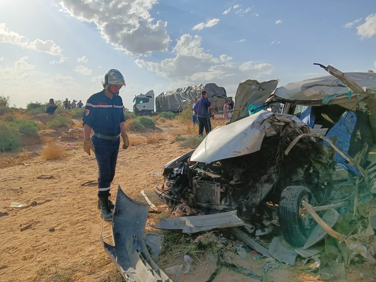 3 وفيات في حادث تصادم بين عدة مركبات بولاية المسيلة