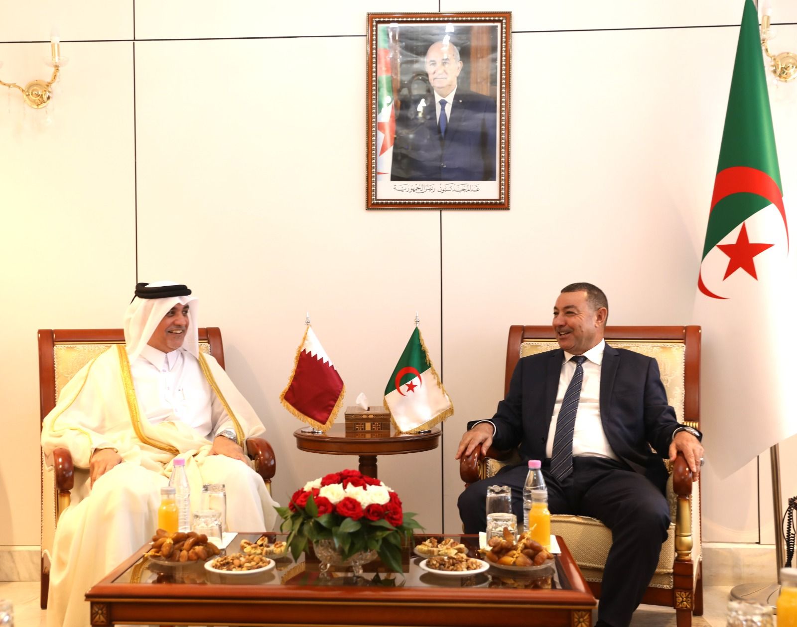 هذا ما بحثه سعيود مع سفير قطر