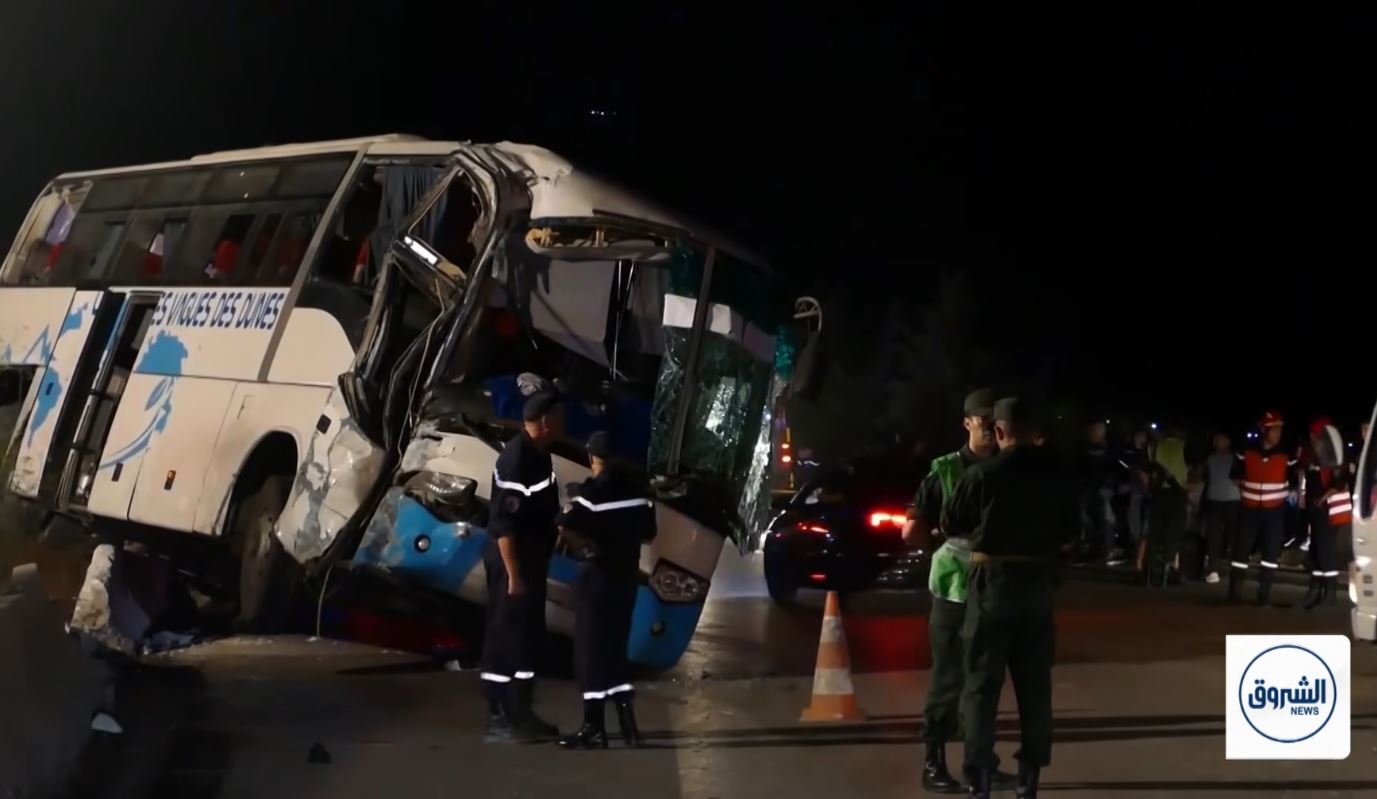 قسنطينة..27 ضحية في حادث اصطدام بين حافلتين لنقل المسافرين