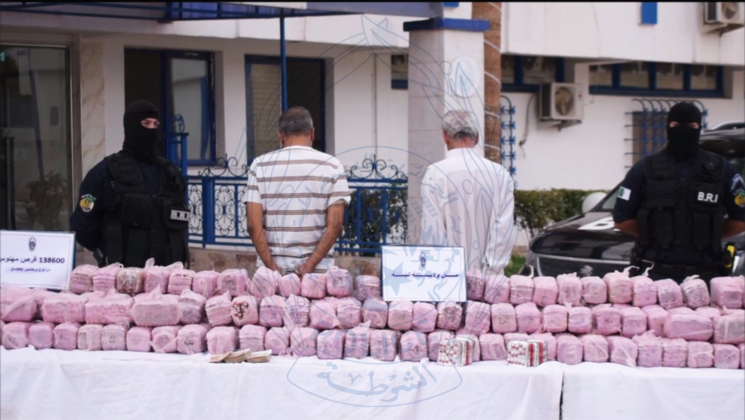 شرطة تبسة تحجز ازيد من 138 ألف كبسولة مهلوسة
