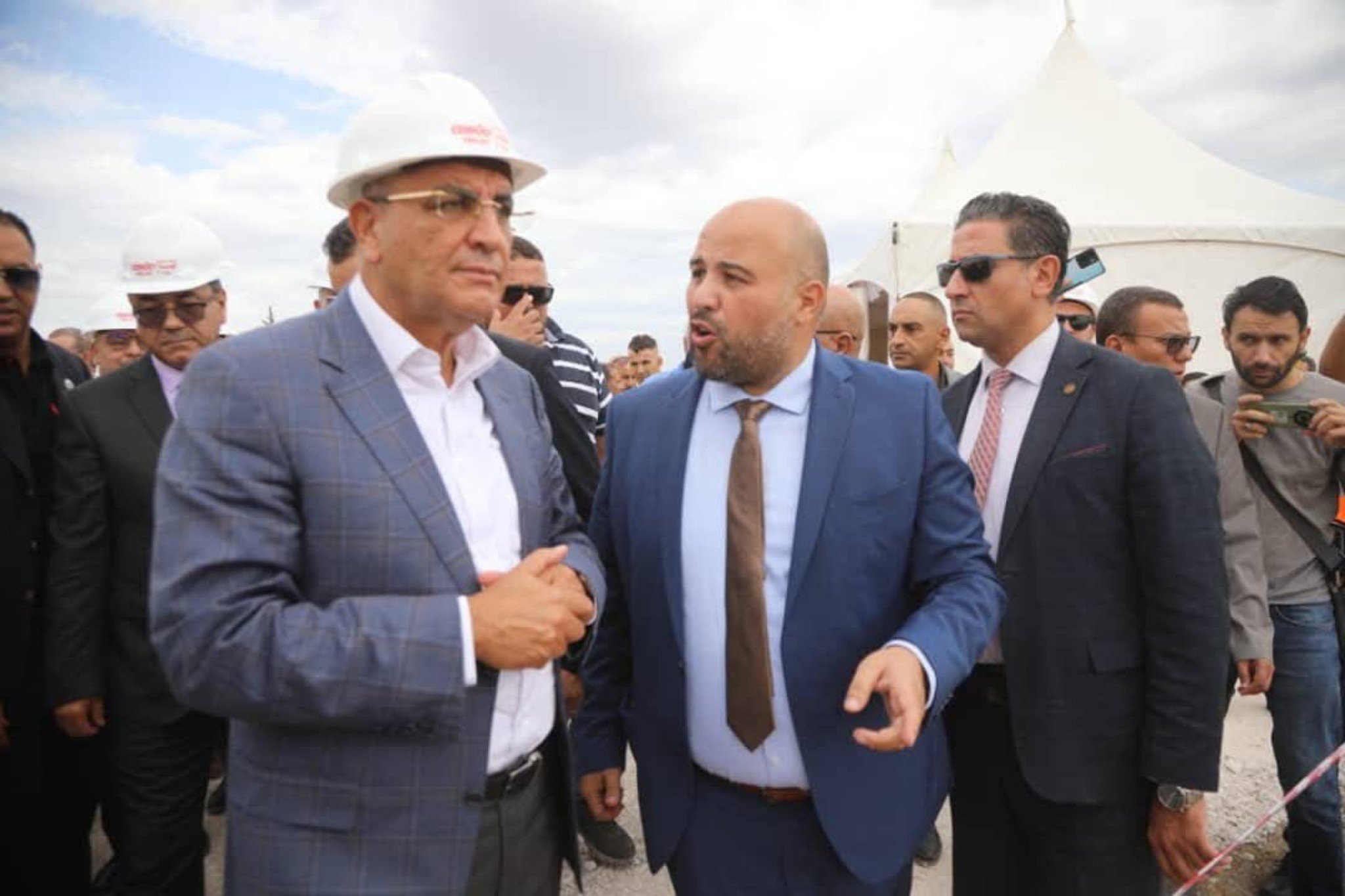 جلاوي يتفقد مشروع الخط المنجمي الشرقي وهذا ما أمر به