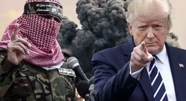 ترامب ينحاز لرواية الاحتلال بشأن استخدام الأسرى دروعا.. وهذا رد حماس!