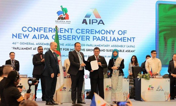 الجزائر تنضم كعضو ملاحظ إلى الجمعية البرلمانية لرابطة دول جنوب شرق آسيا