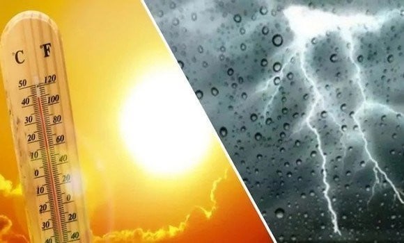Vague de chaleur sur trois wilayas de l’Est du pays, pluies et orages sur d’autres lundi et mardi