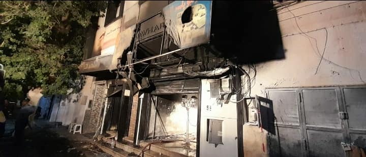 وفاة شخصين وإصابة ثلاثة آخرين في حريق محل تجاري بالأغواط