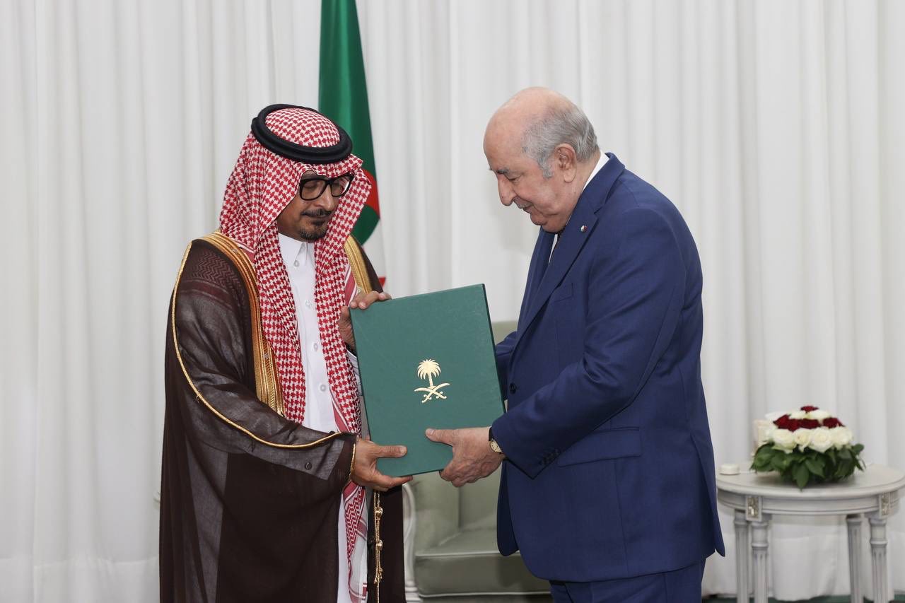 الرئيس تبون يستلم رسالة من ولي العهد السعودي