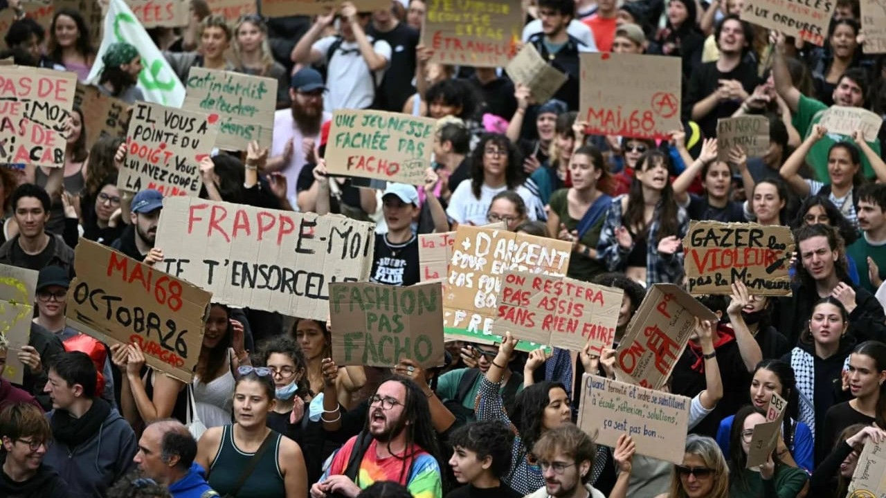 Nouvelle vague de protestations étudiantes en France